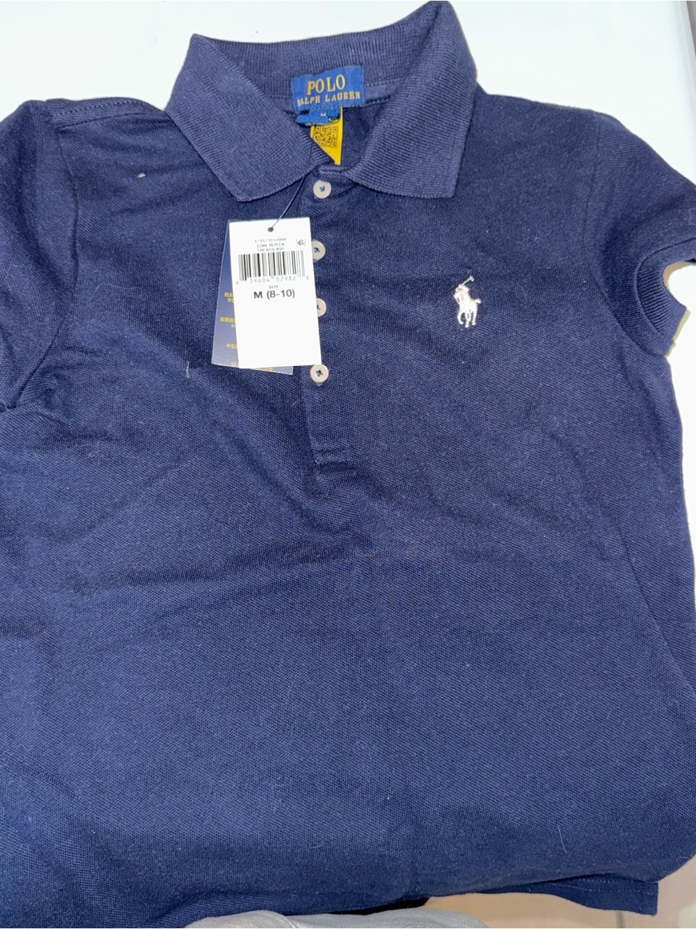 Polo by Ralph Lauren Navy Blue Girls Polo Shirt